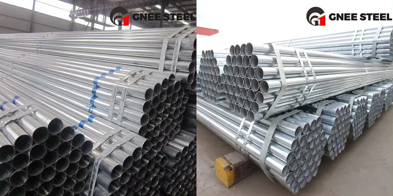 Double-sided galvanized steel pipe Double-sided galvanized steel pipe